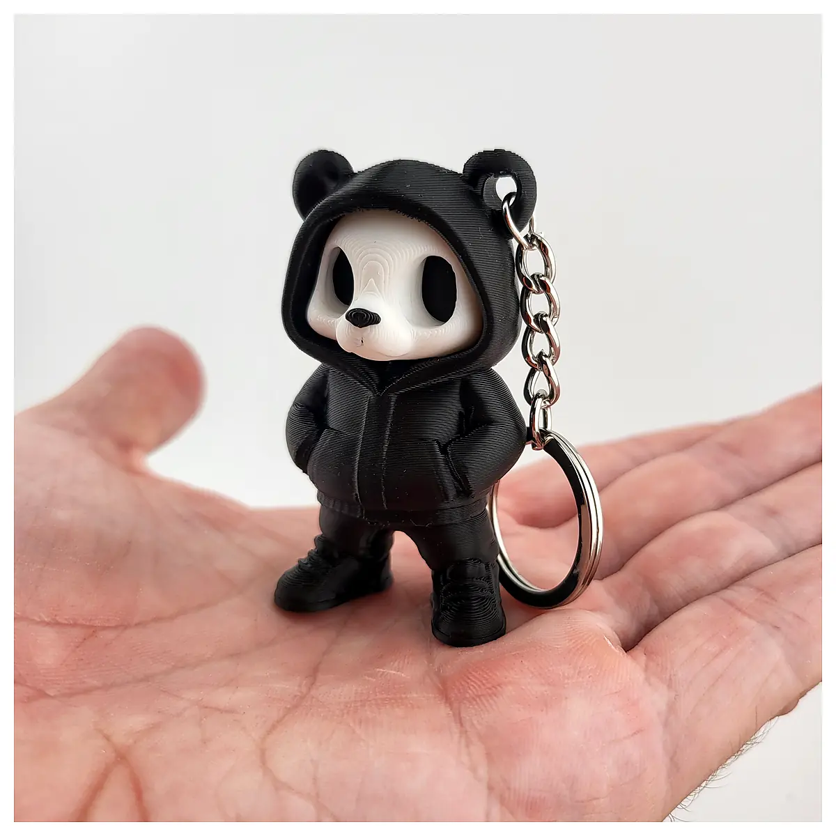 Halloween Street Panda Keychain Horror Gadget Spooky Toy Decorations Party Supplies