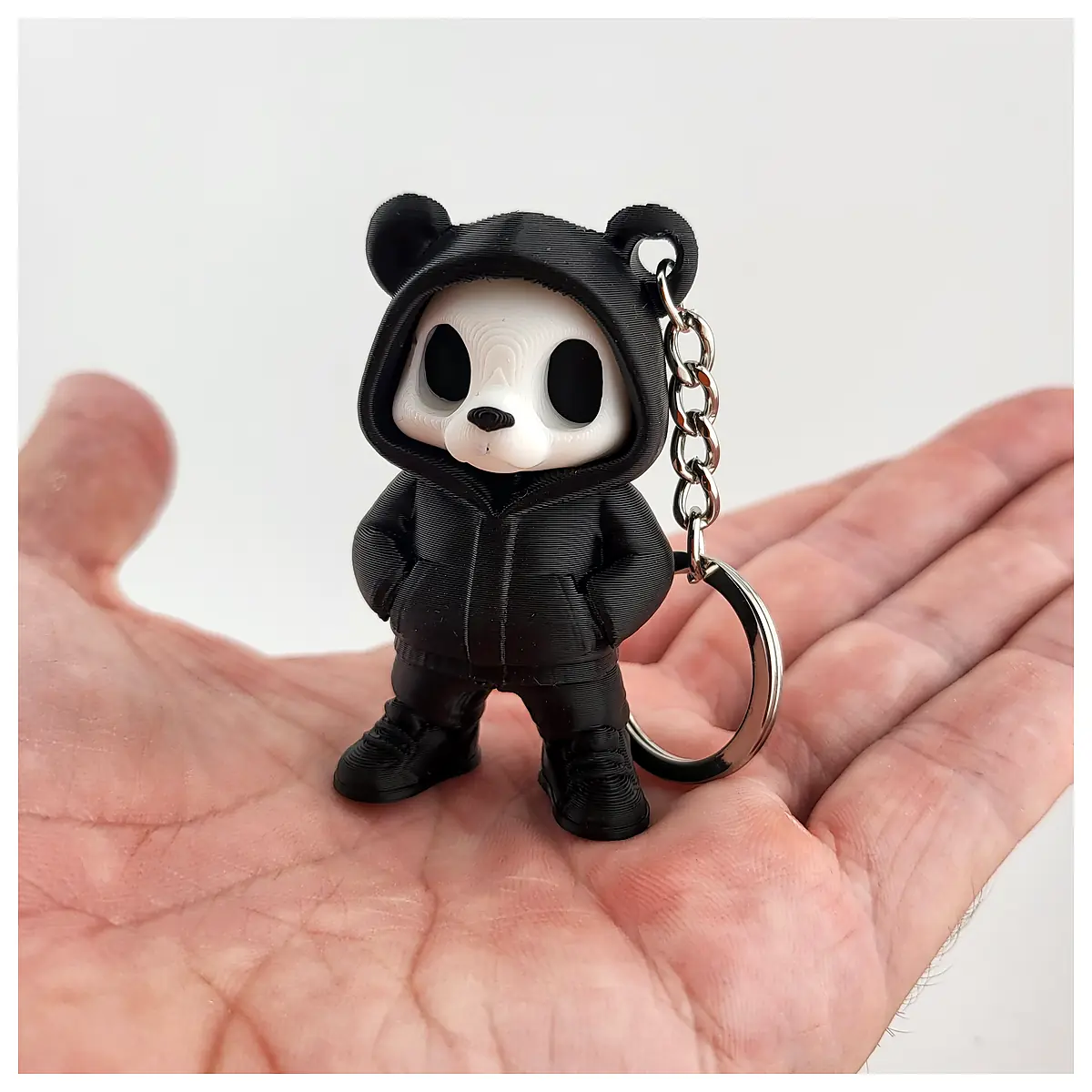 Halloween Street Panda Keychain Horror Gadget Spooky Toy Decorations Party Supplies
