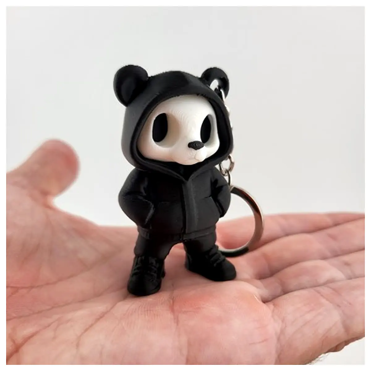 Halloween Street Panda Keychain Horror Gadget Spooky Toy Decorations Party Supplies