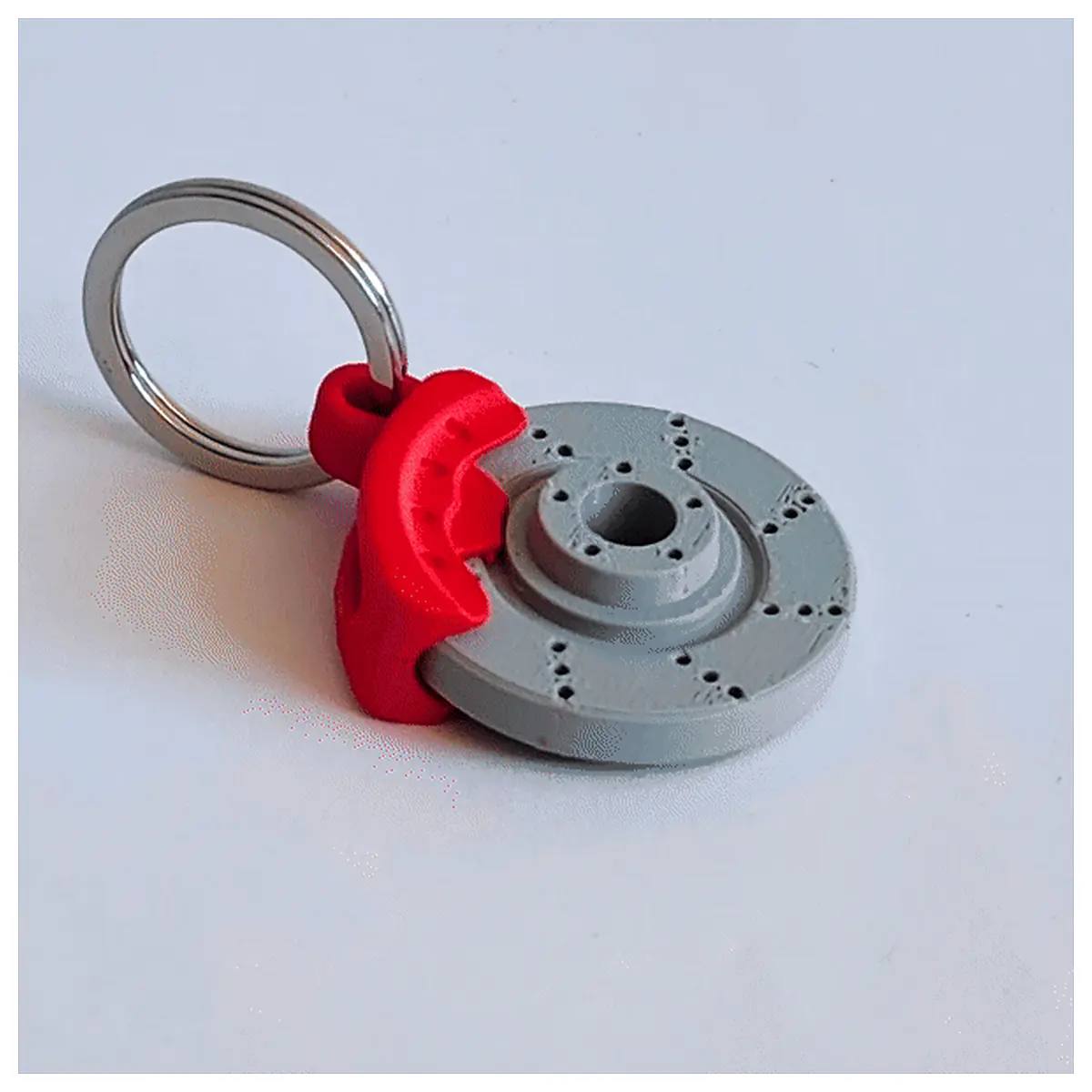 Brake Rotor Keychain Auto Parts Repair Parts Car Wheels Sport