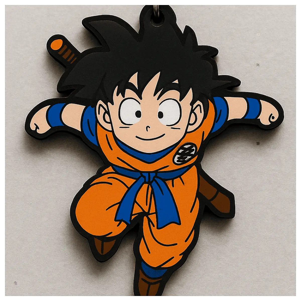 Dragon Ball Goku Keychain Sword Figure Collectible Anime Merchandise Official Genuine