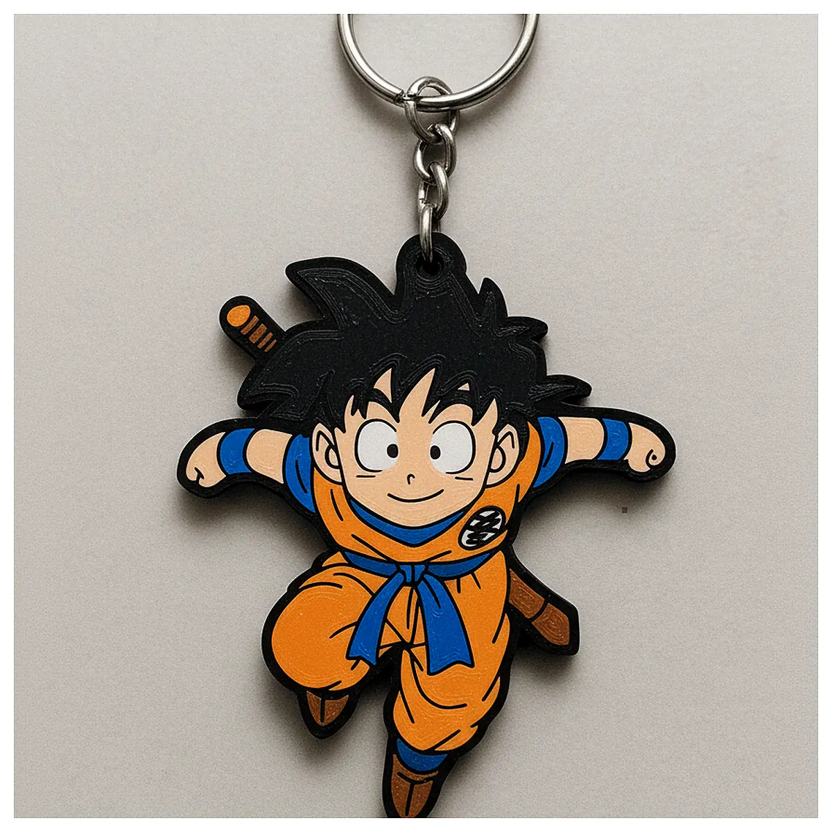 Dragon Ball Goku Keychain Sword Figure Collectible Anime Merchandise Official Genuine
