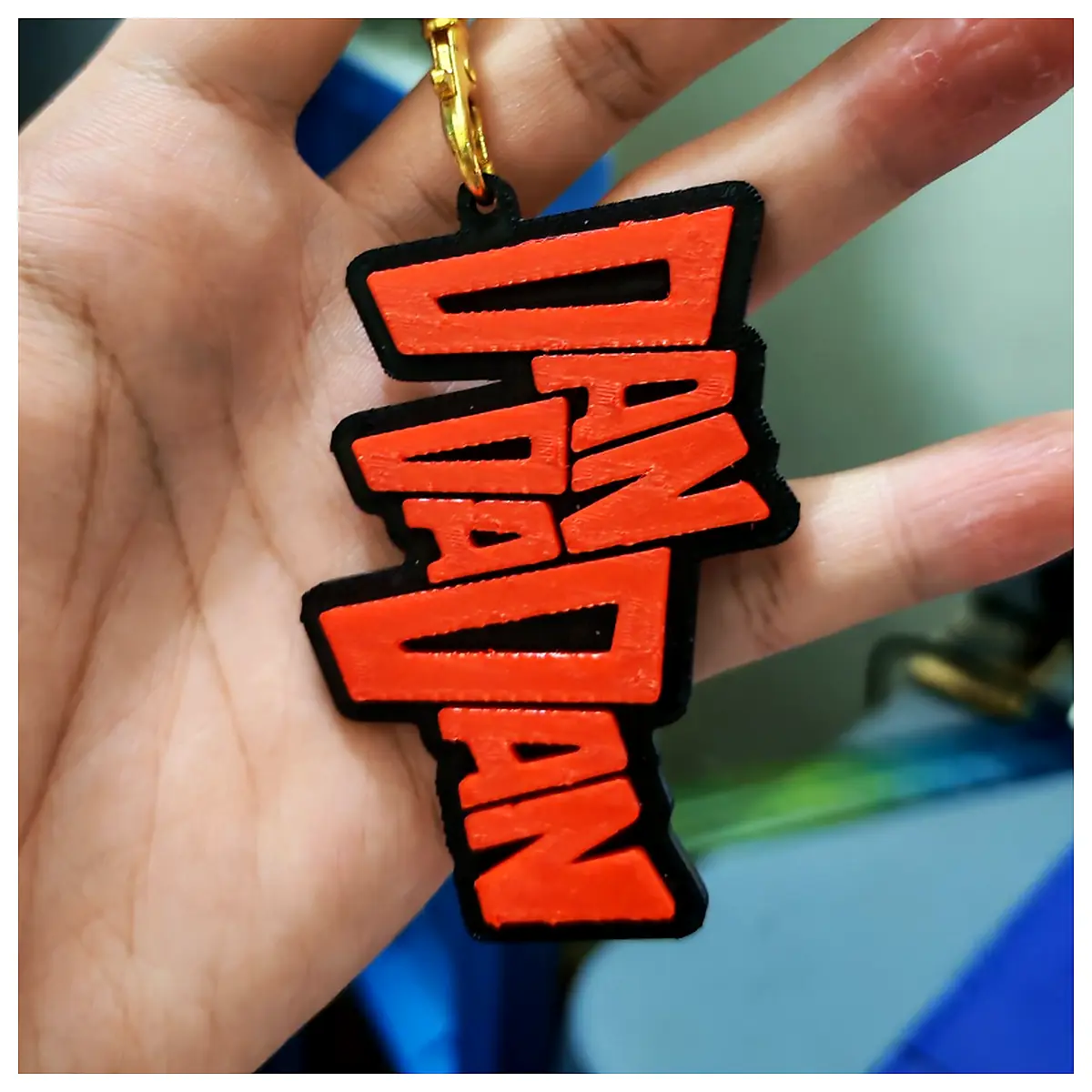 Anime Keychain Dandan Figure Collectible Model Toy Anime Merchandise Accessory