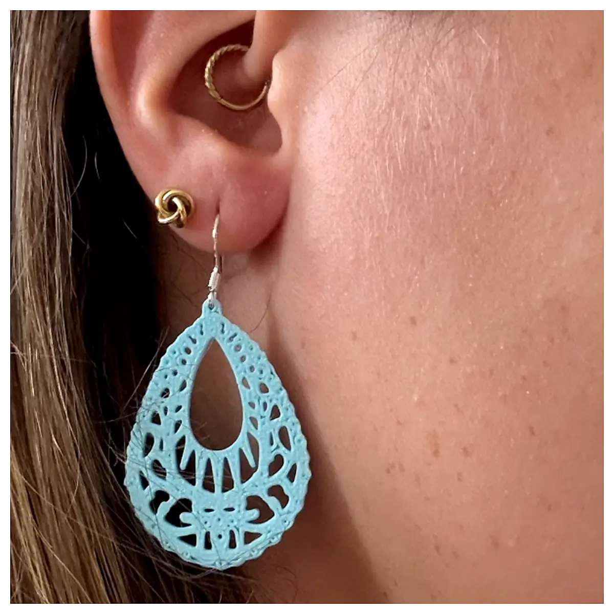 Teardrop Radiance Earrings Jewelry Elegant Decoration Women s Accessories Repair Parts
