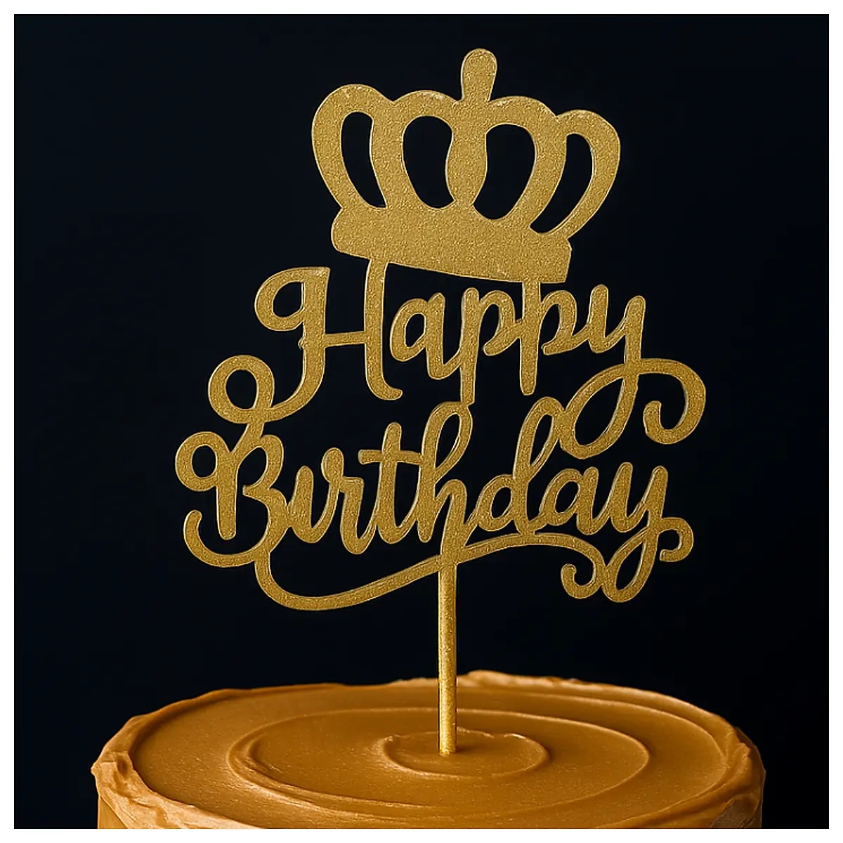 Birthday Cake Topper Happy Birthday Party Decoration Cake Accessories Festive Celebration Cake Topper Supplies
