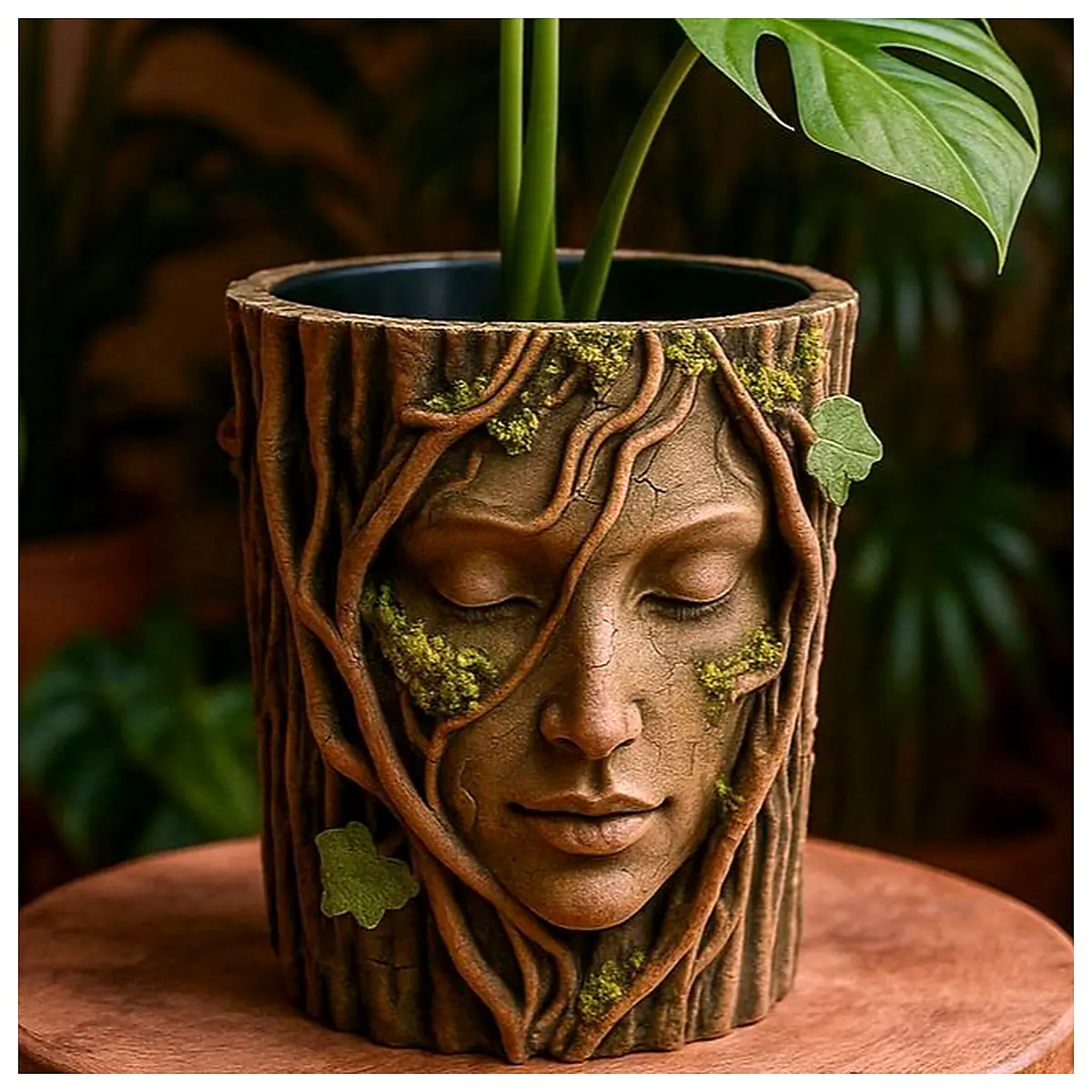 Nature Spirit Planter Creative Garden Decor Plant Pot Succulents Indoor Garden