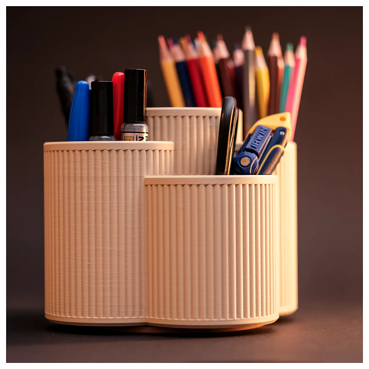 Spinning Desk Organizer Rotating Storage Box Office Supplies Desk Organizer Multi Functional Storage Solutions