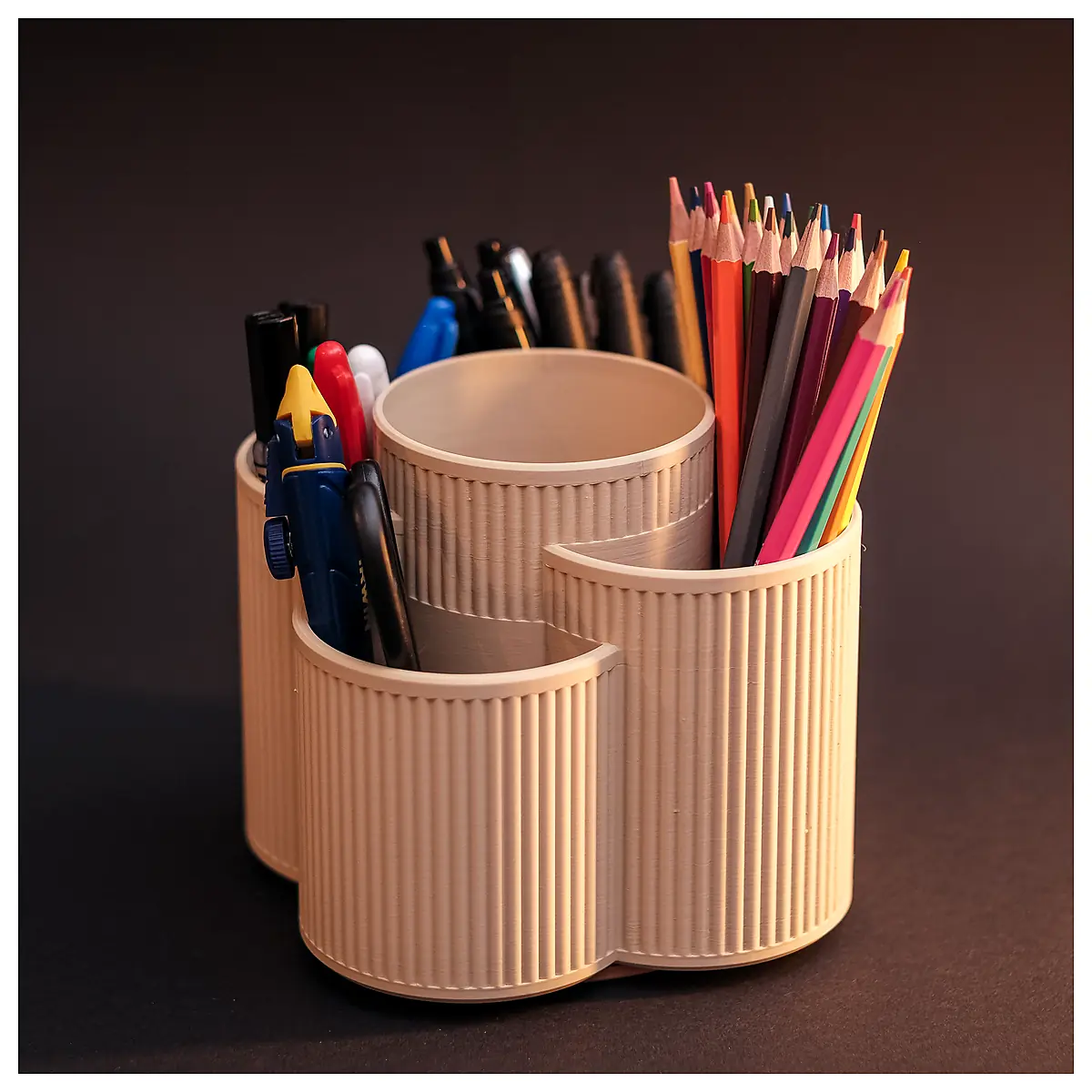 Spinning Desk Organizer Rotating Storage Box Office Supplies Desk Organizer Multi Functional Storage Solutions