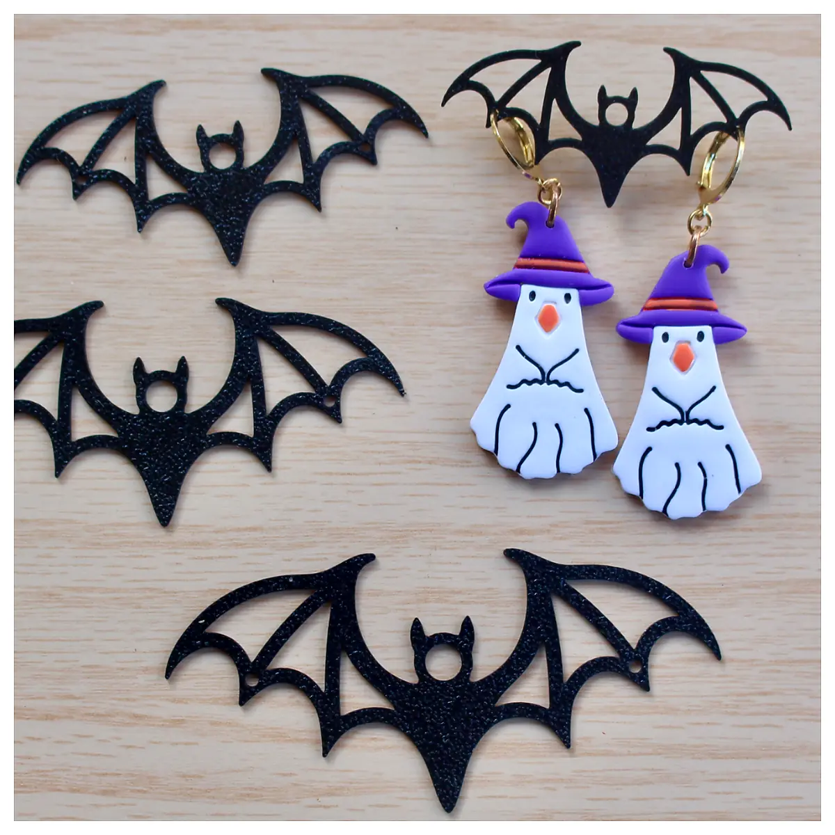 Bat Earring Holder Display Stand Jewelry Organizer Hanging Storage Universal Creative Accessory Support