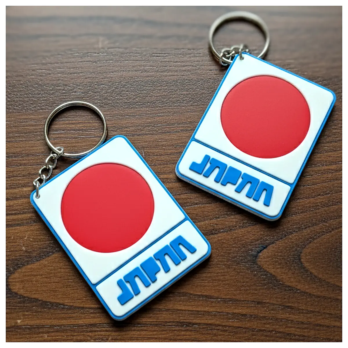 Retro Rising Sun Keychain Sunrise Pattern Vintage Memorial Gift Simple Design Decoration Accessory