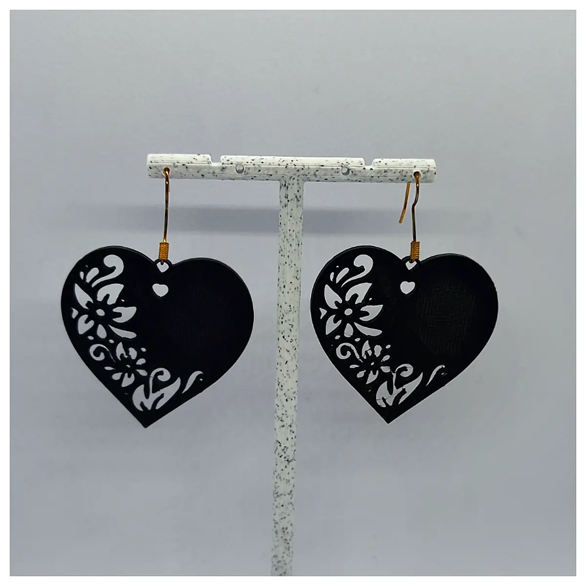 Midnight Floral Earrings Evening Jewelry Elegant Accessories Floral Ear Cuffs Replacement Gifts