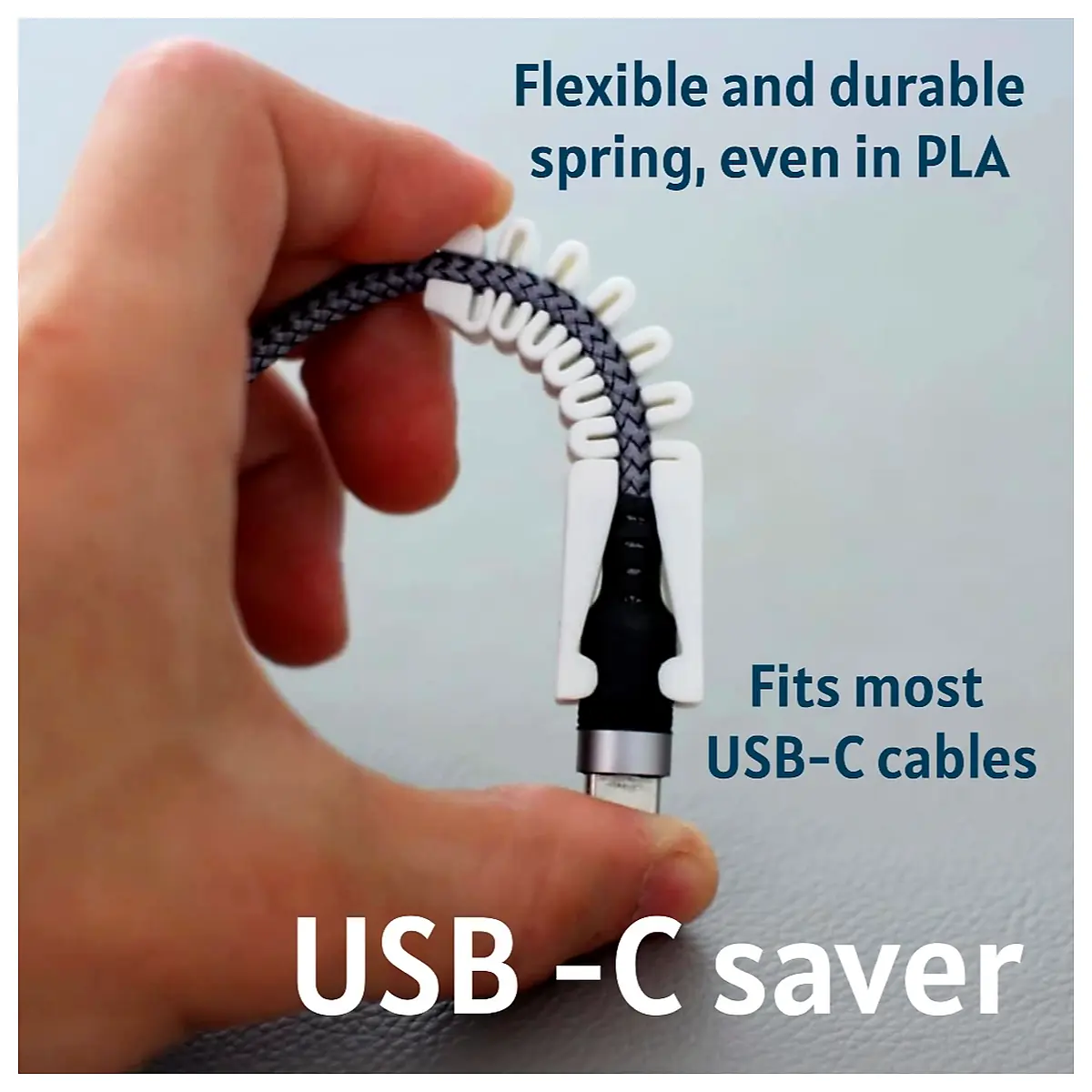 USB C Cable Saver Protector Extension Cord Charger Cable Storage Accessory