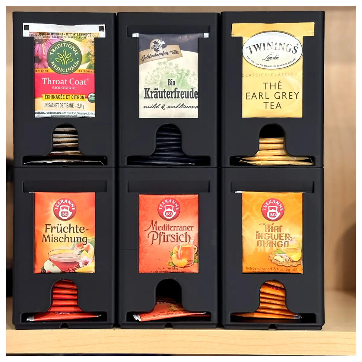 Tea Organizer Gridfinity System Tea Storage Solutions Modular Storage Drinkware Parts Accessories