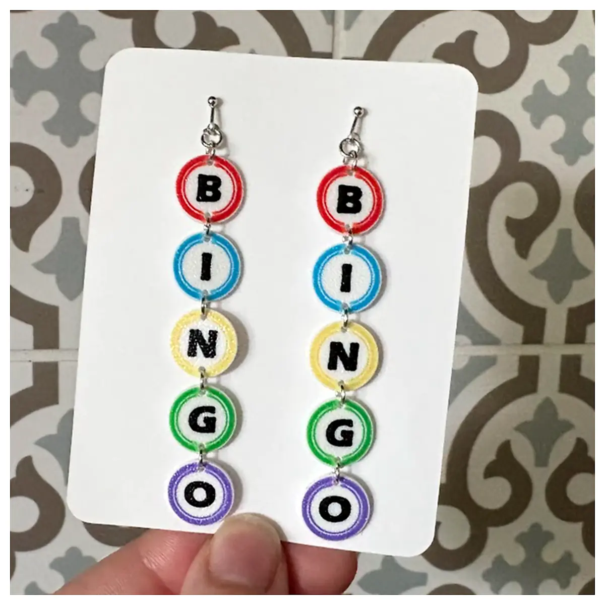 Rainbow Earrings Women Gift Party Accessories Sparkle Novelty Trendy Jewelry Teen Girls Gift Surprise