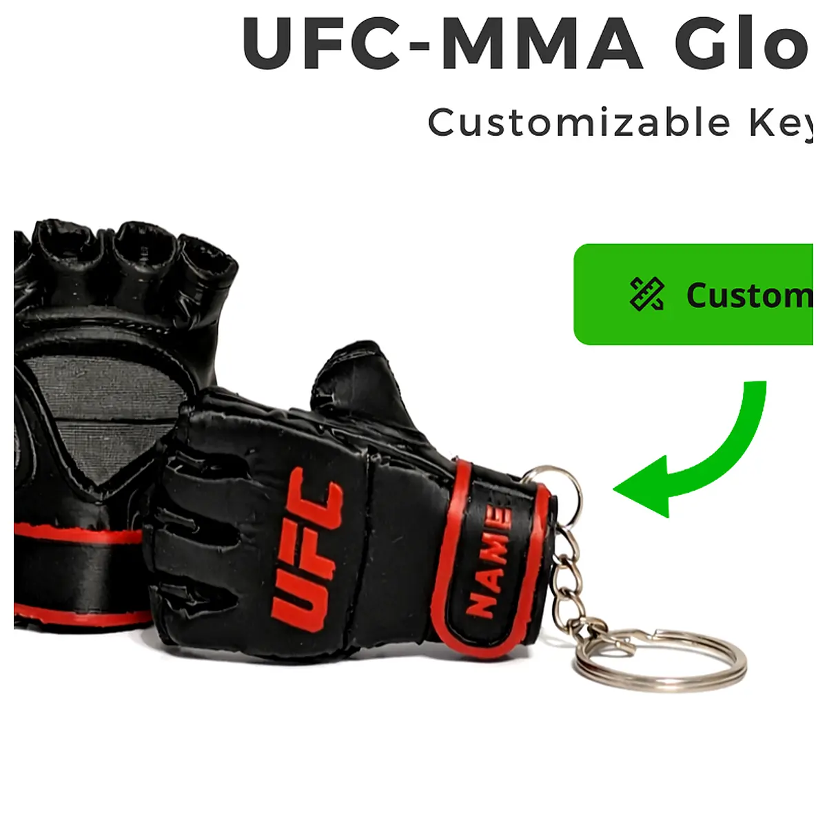 UFC Gloves Keychain MMA Gloves Boxing Gloves Training Gloves Competition Gloves Replacement Parts Repair