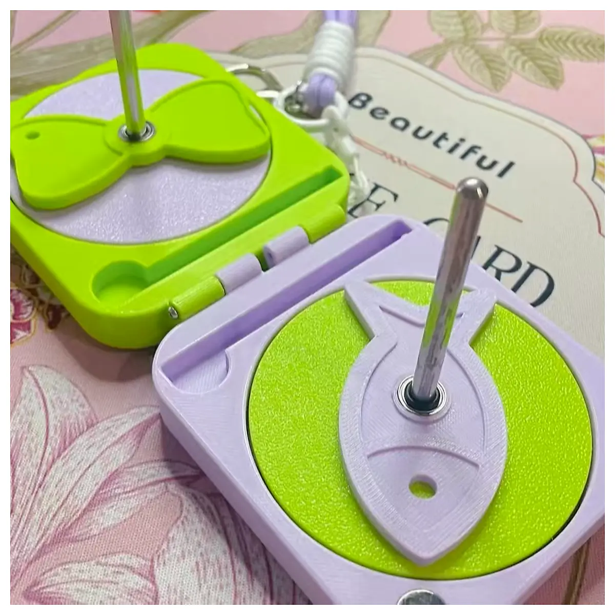 Yarn Holder Dual Spool Organizer Twisting Line Winder Knitting Tool Multi Purpose