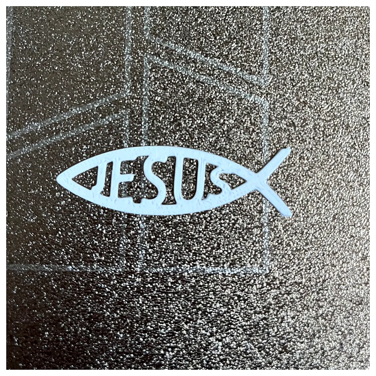 Christian Fish Statue Fisch Sculpture Jesus Christ Figurine Religious Art Decor Bible Ornament Gift Idea Christmas Decoration