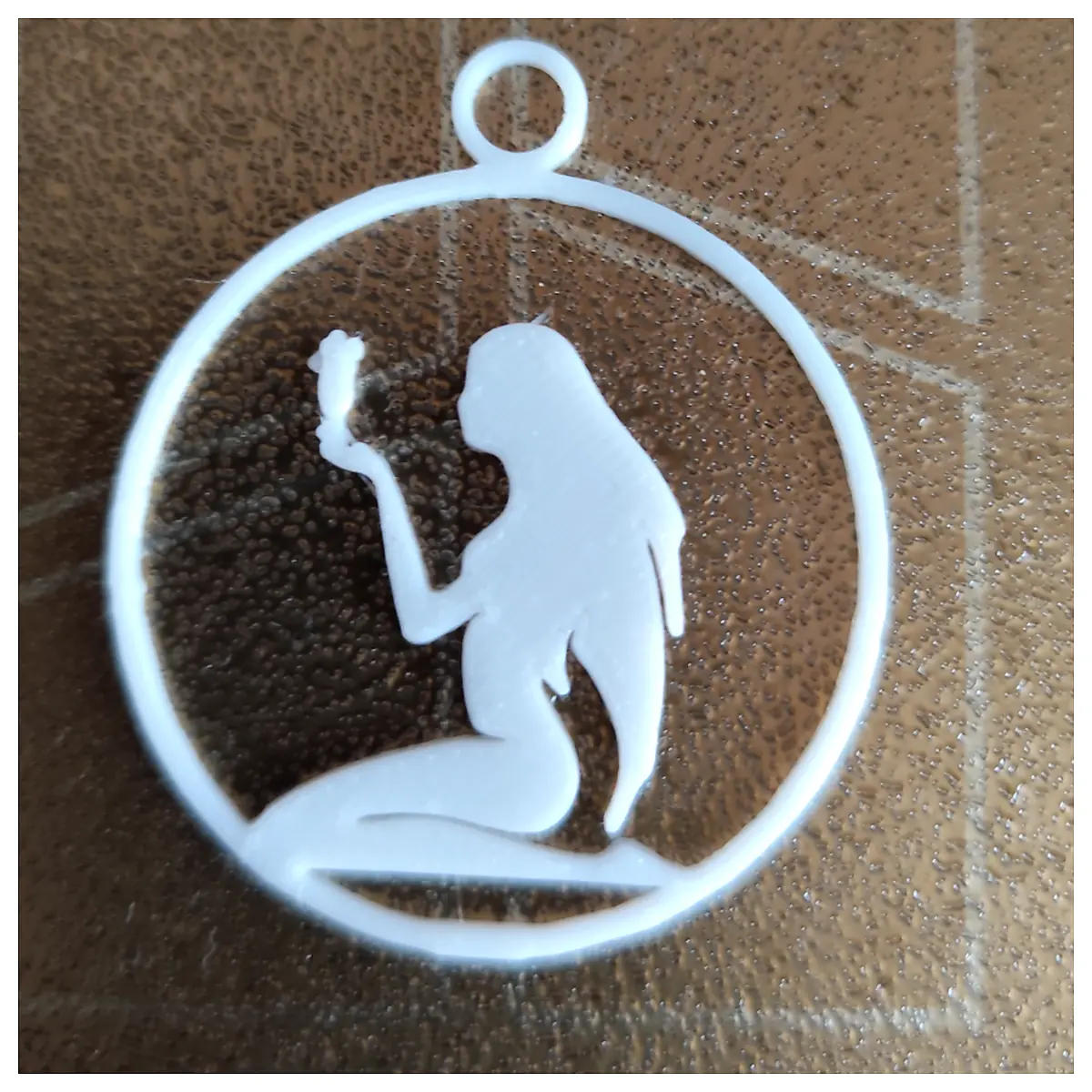Virgo Zodiac Keychain Star Sign Charm Girl Gift Silver Alloy Tarot Lucky Symbol Romantic Love Anniversary Gift