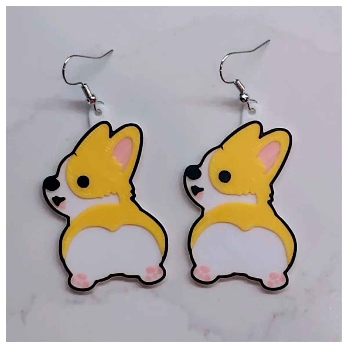 Corgi Earrings Cute Dog Jewelry Pet Accessories Gift Novelty Small Breed Earrings Shop Online