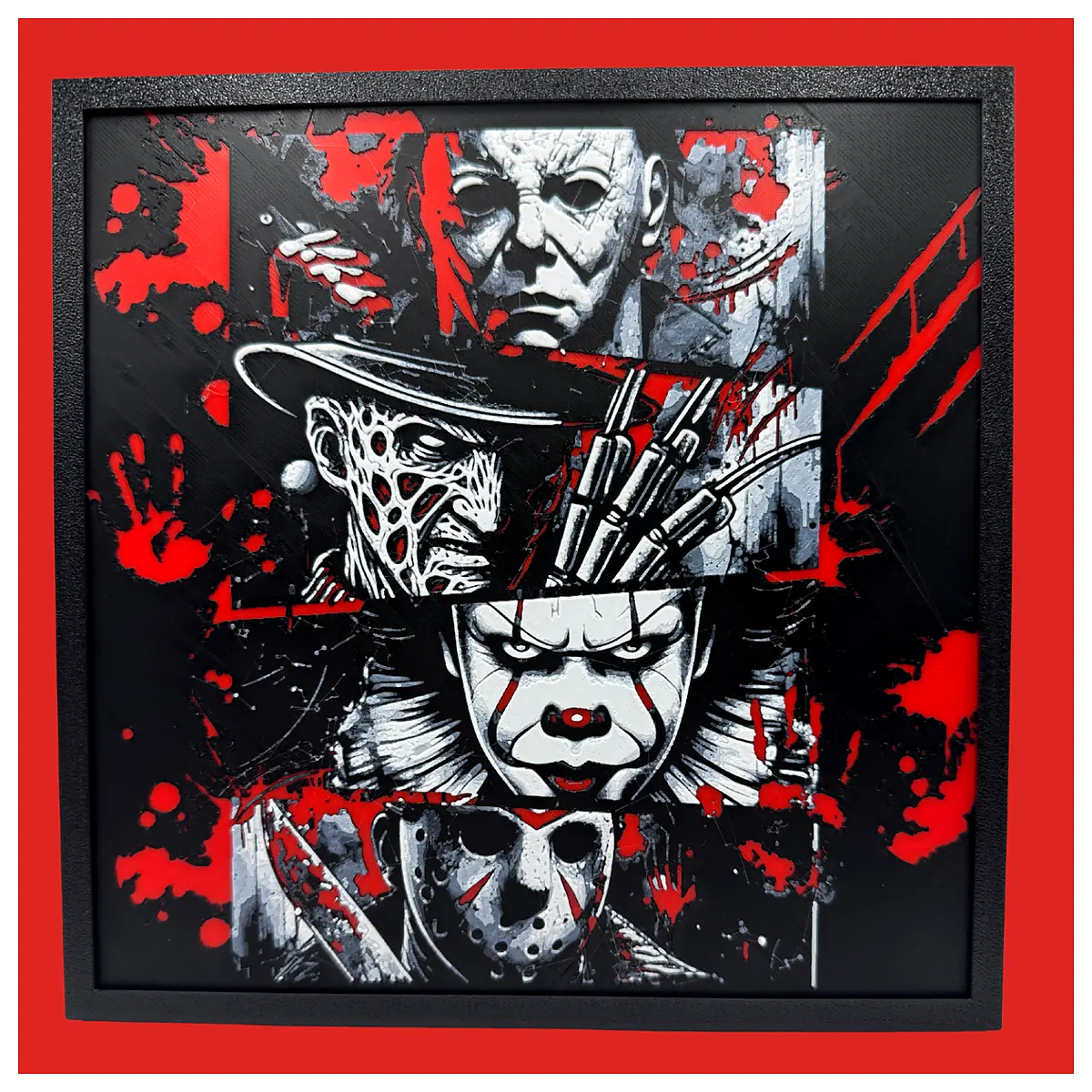 Freddy Jason Pennywise Horror Toys Masks Figures Halloween Props Replacement Parts Collectibles