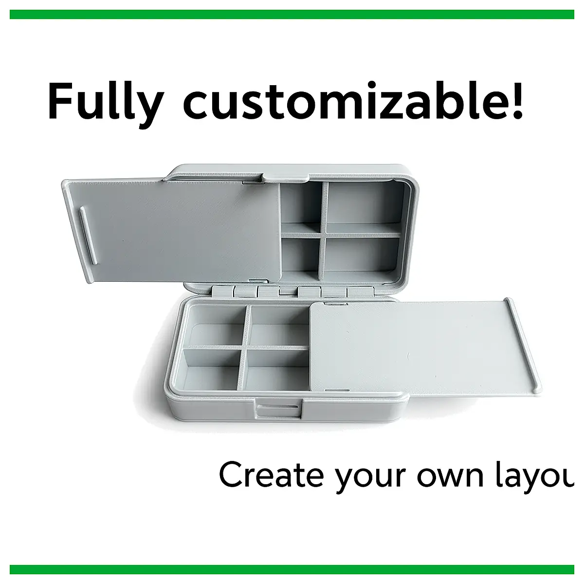 Storage Box Customizable Dividers Organizer Storage Solutions Home Organization Supplies