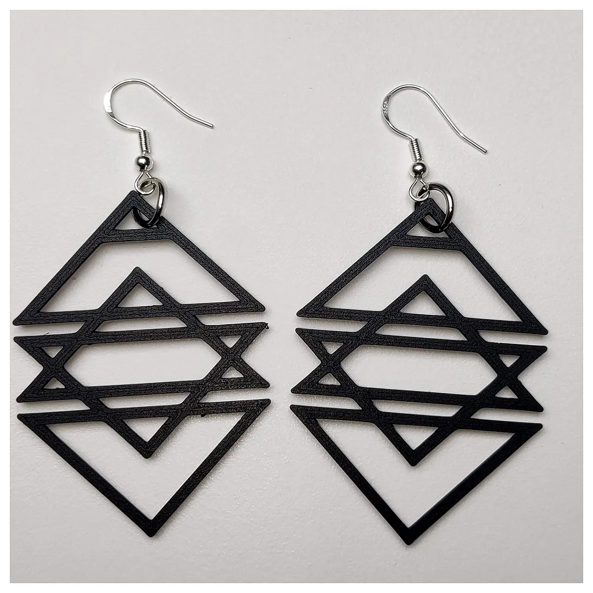 Triangle Earrings Geometric Earrings Multi faceted Earrings Shape Jewelry Accessories Repair Parts