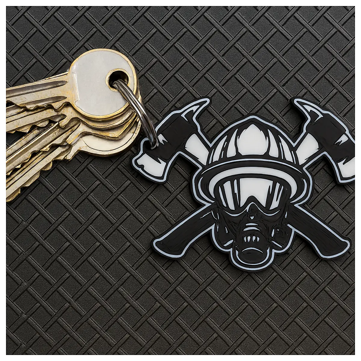 Firefighter Keychain Fire Hydrant Keyring Fire Truck Accessories Emergency Firefighting Gear Firefighter