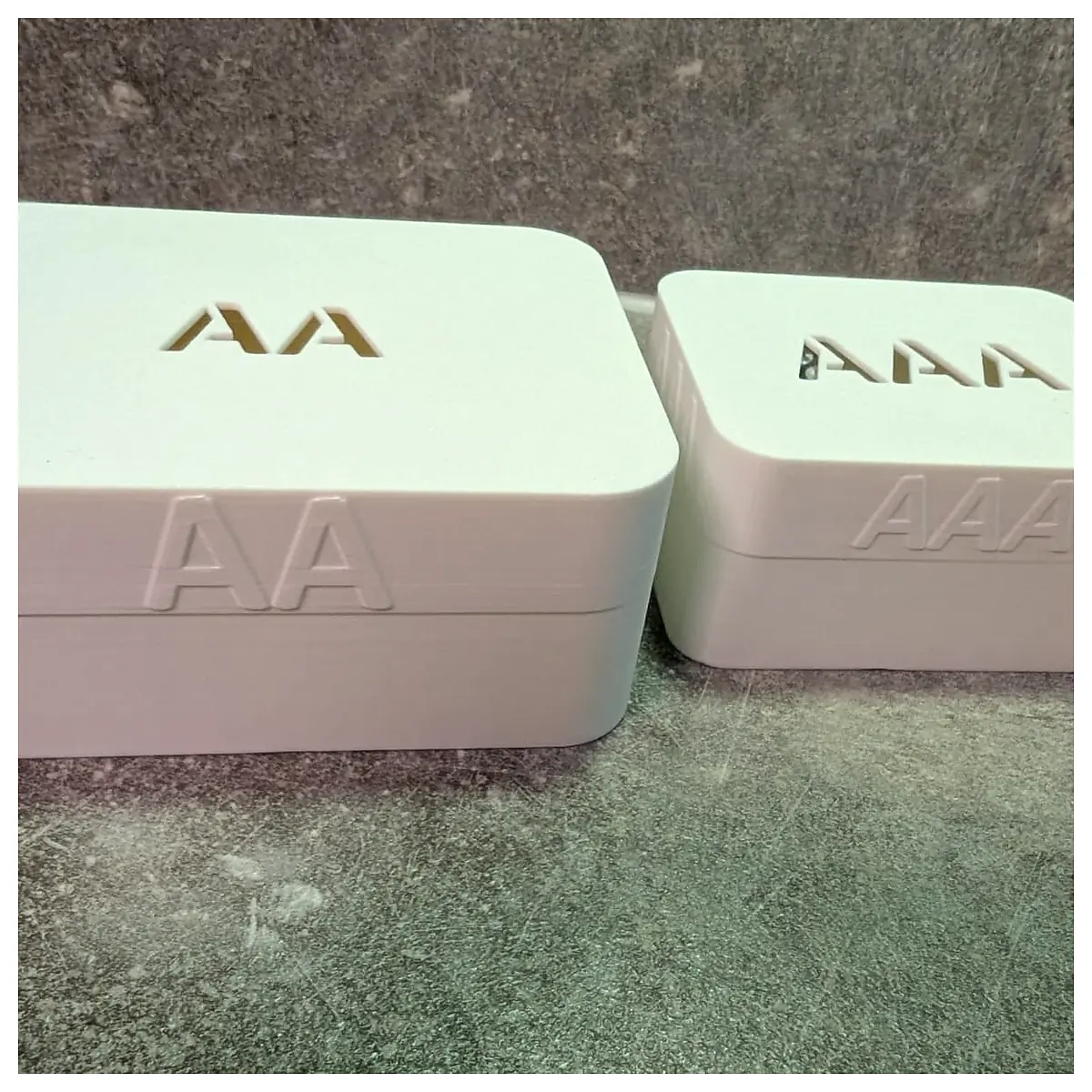 Battery Box Organizer AA AAA Storage 27x52 Universal Battery Case Container Battery Storage Solutions