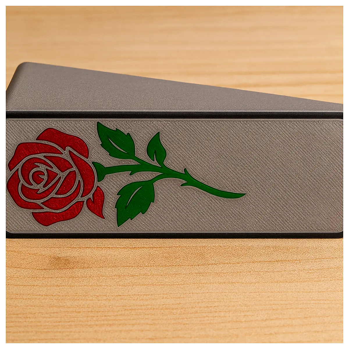 Rose Motif Doorstop Decorative Wall Protector Home Accent Spill Stopper Tabletop Ornament Modern Design Housewares