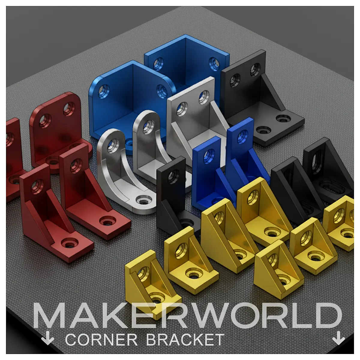 Corner Brackets 2020 2040 Series Universal Applications Repair Parts Strong Support