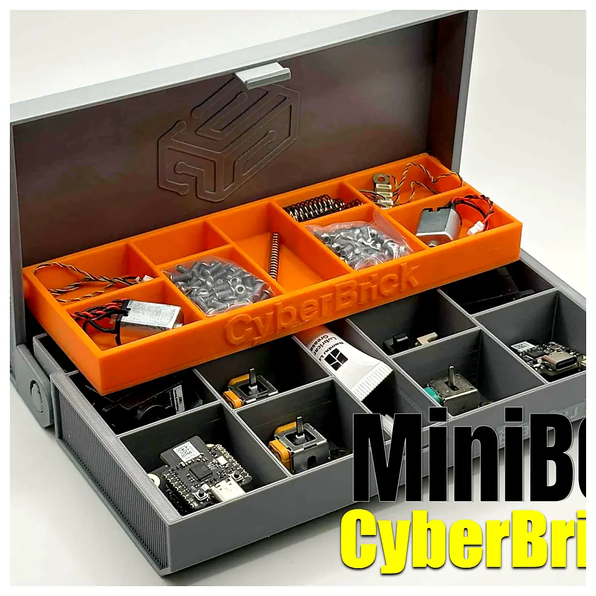Mini Component Box CyberBrick Universal Parts Kit Repair Accessories Replacement Parts Assembly