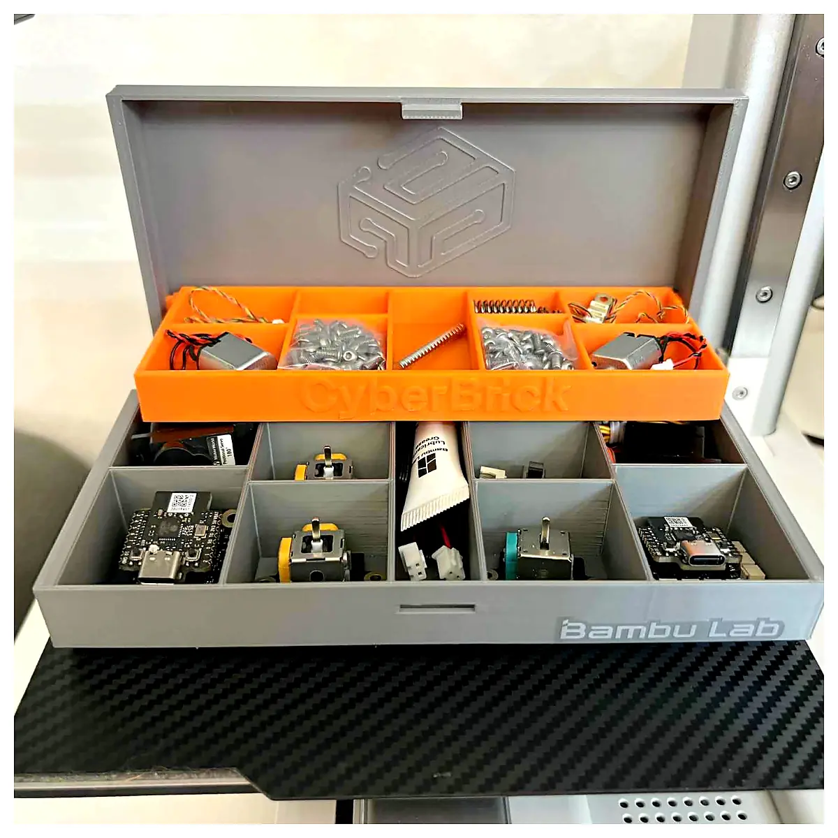 Mini Component Box CyberBrick Universal Parts Kit Repair Accessories Replacement Parts Assembly