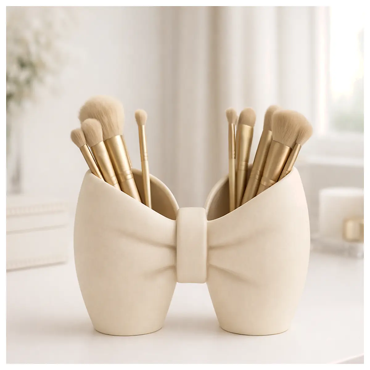 Brush Organizer Pen Holder Makeup Brush Set Art Supplies Storage Universal Holder Tool Box Desktop Organizer