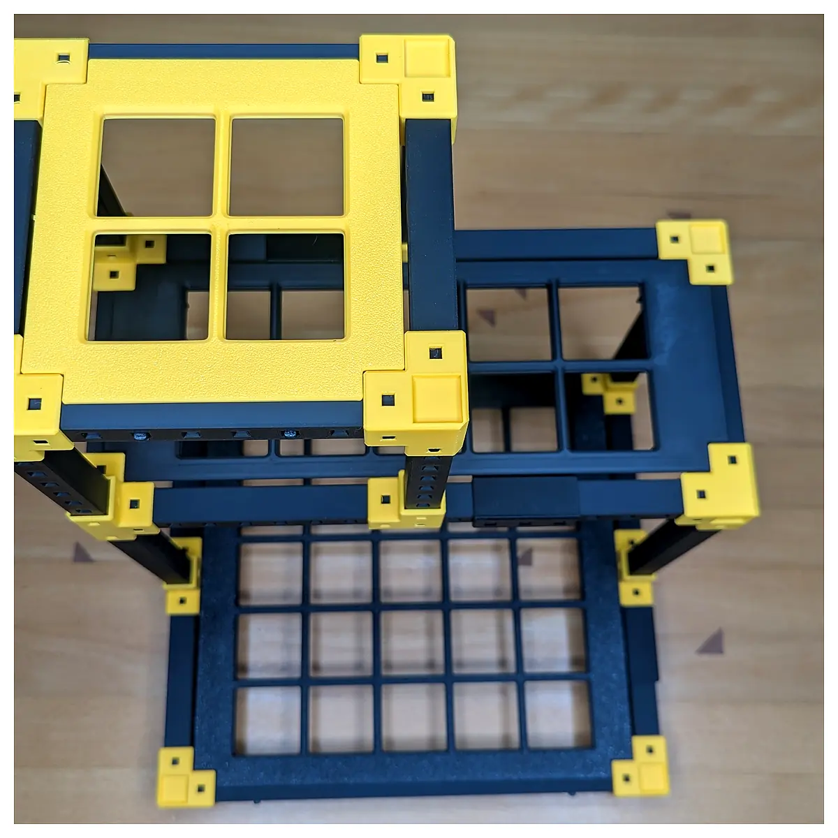 Modular Gridfinity Shelf HomeRacker System Storage Parts Organizer Boxes Shelf Accessories