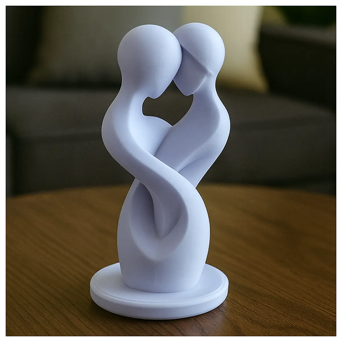 Couple Statue Romantic Gift Sculpture Anniversary Present Wedding Gift Husband Wife Decor Love