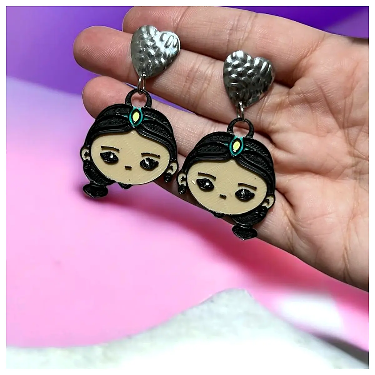 Jasmine Earrings Jewelry Dangle Drops Elegant Sparkle Accessories Repair Parts Universal