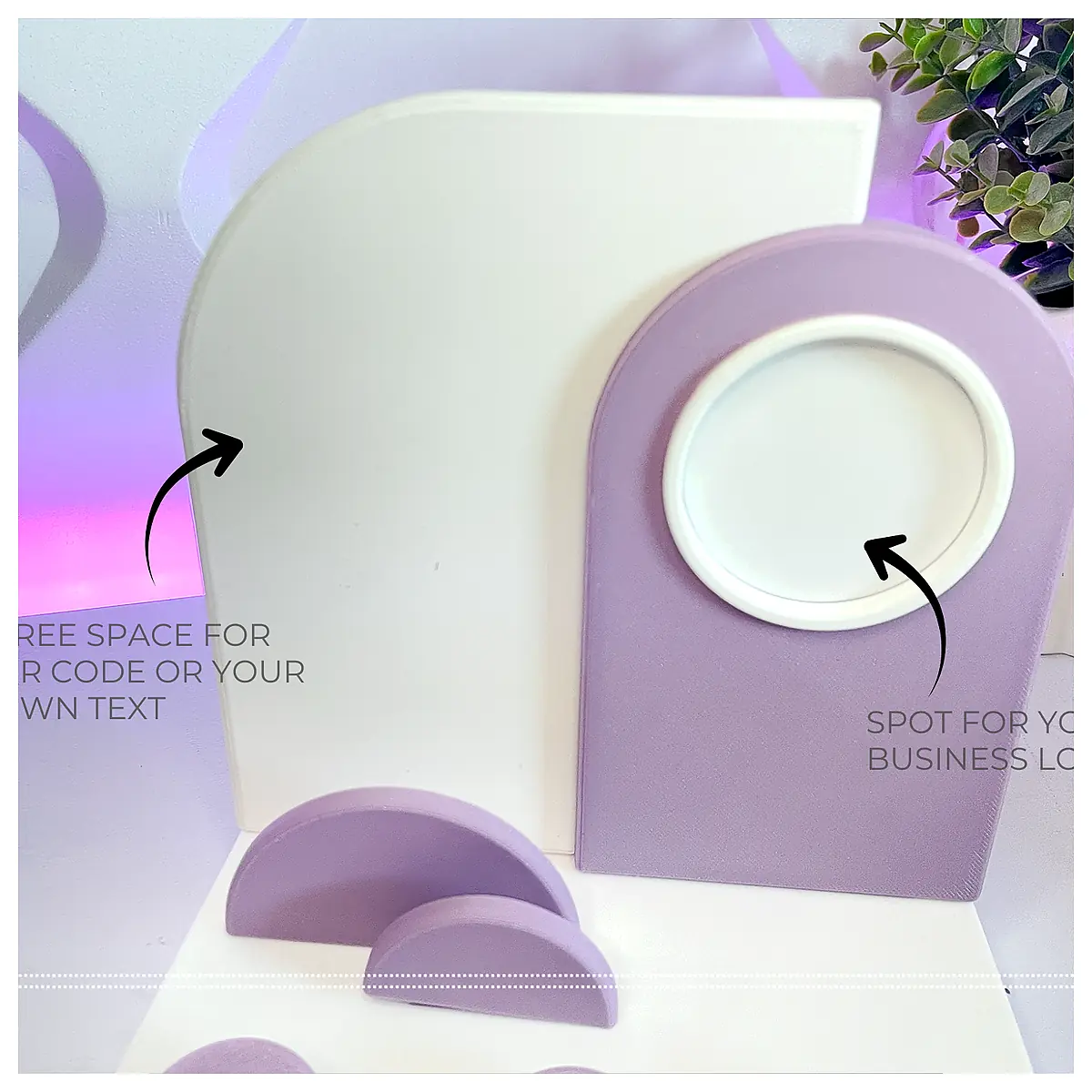 Luna NFC Display Stand Universal Wireless Charging Repair Parts Support