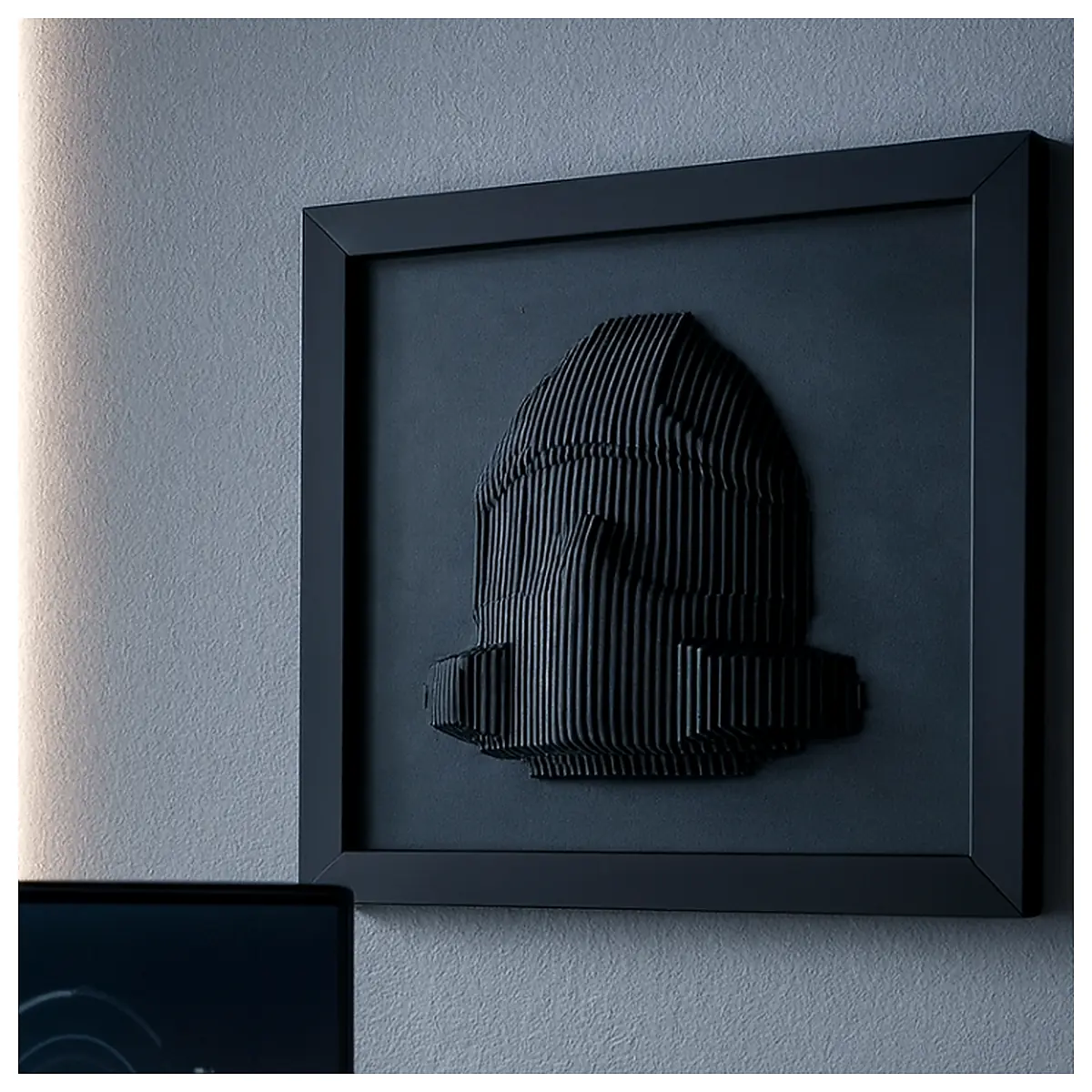 Helldivers Layered Sculpture Model Collectible Art Piece Multi Layered Decoration Indoor Ornament Game Accessory Tactical Toy Military Collection Part
