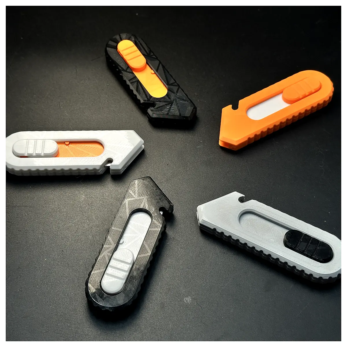 3D Printed Compact Utility Cutter Parts Repair Tools Outdoor DIY