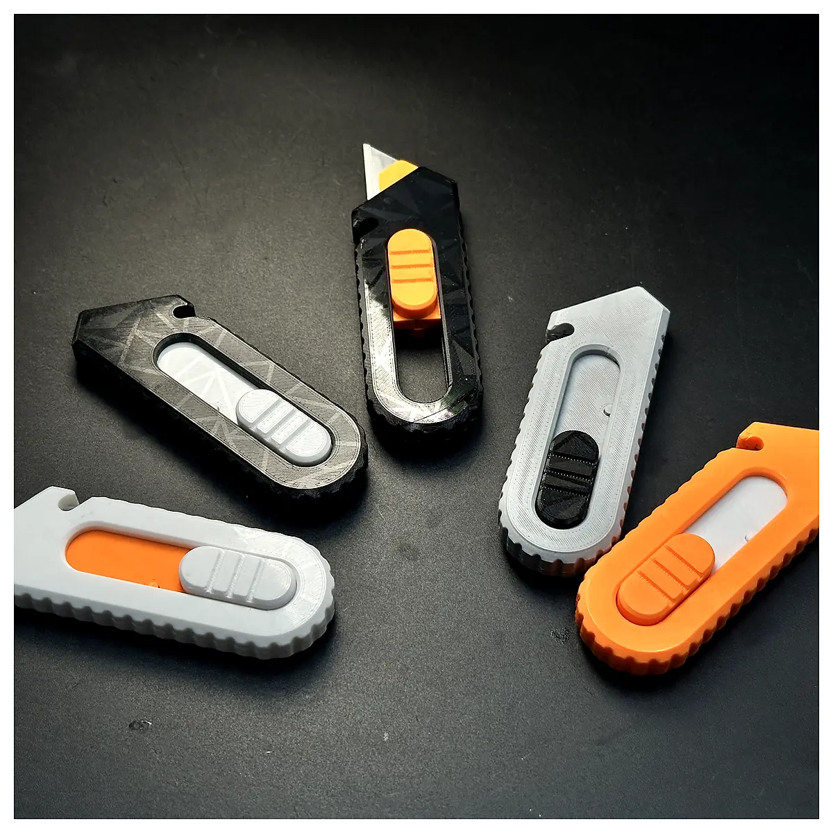 3D Printed Compact Utility Cutter Parts Repair Tools Outdoor DIY