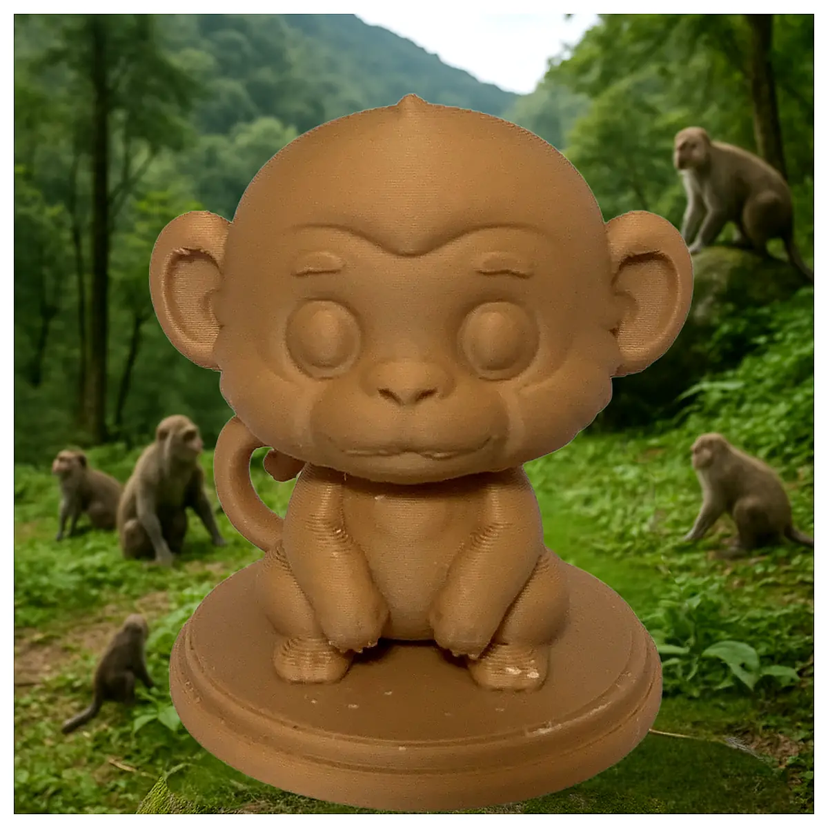 Zodiac Monkey Decor Monkey Figurine Monkey Toy Monkey Model Monkey Gift Monkey Birthday Ideal for Home Office Collection
