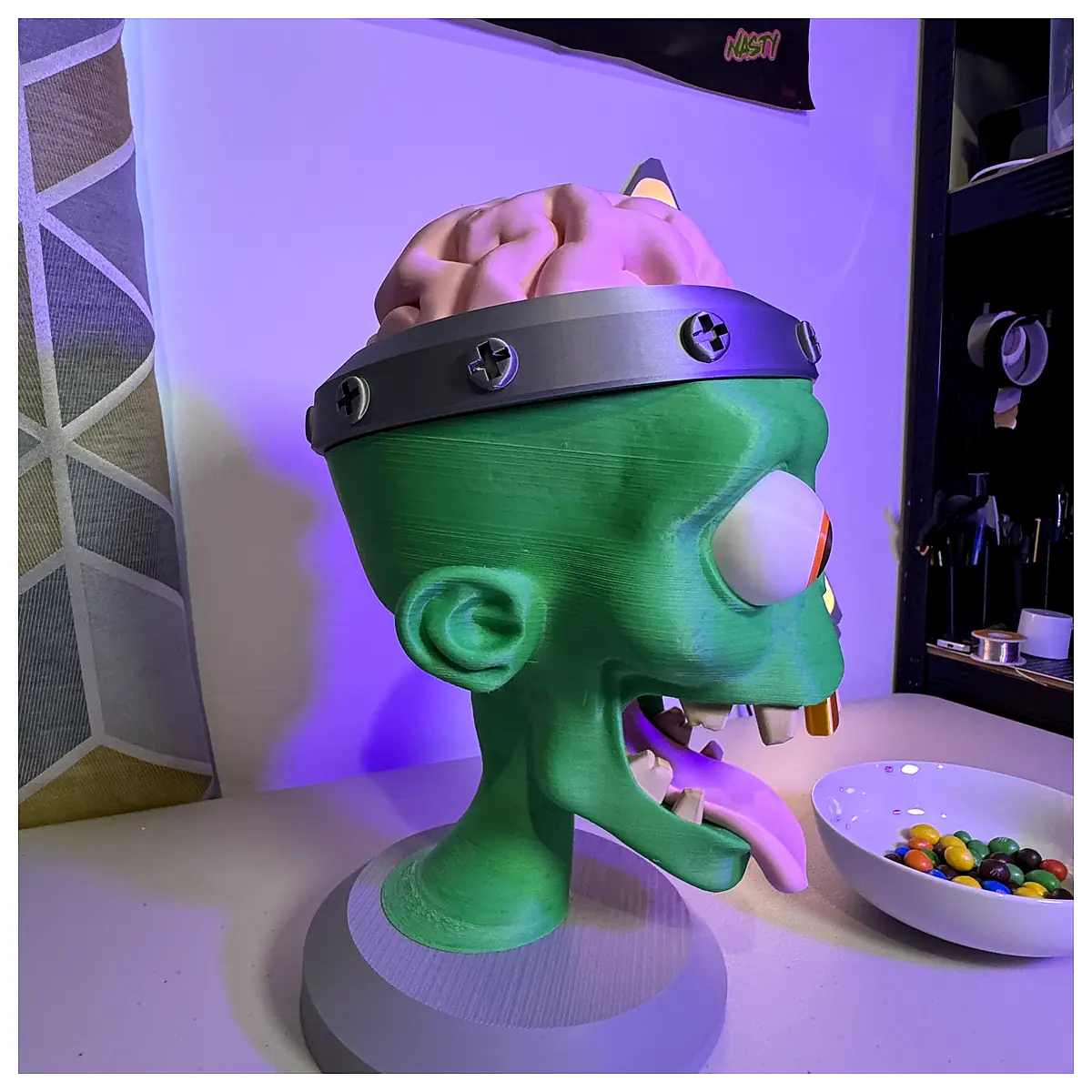 Zombie Candy Dispenser Automatic Vending Machine Candy Machine Bulk Candy Repair Parts