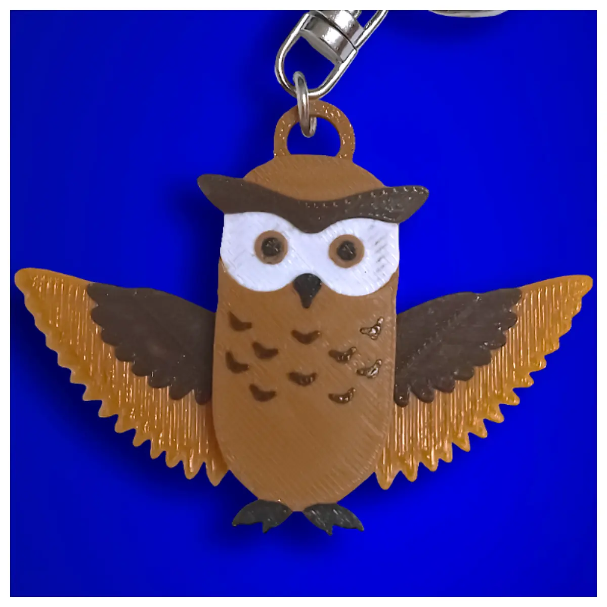 Owl Keychain Bird Charm Bird Decor Bird Gift Bird Accessories Bird Parts Bird Ornament