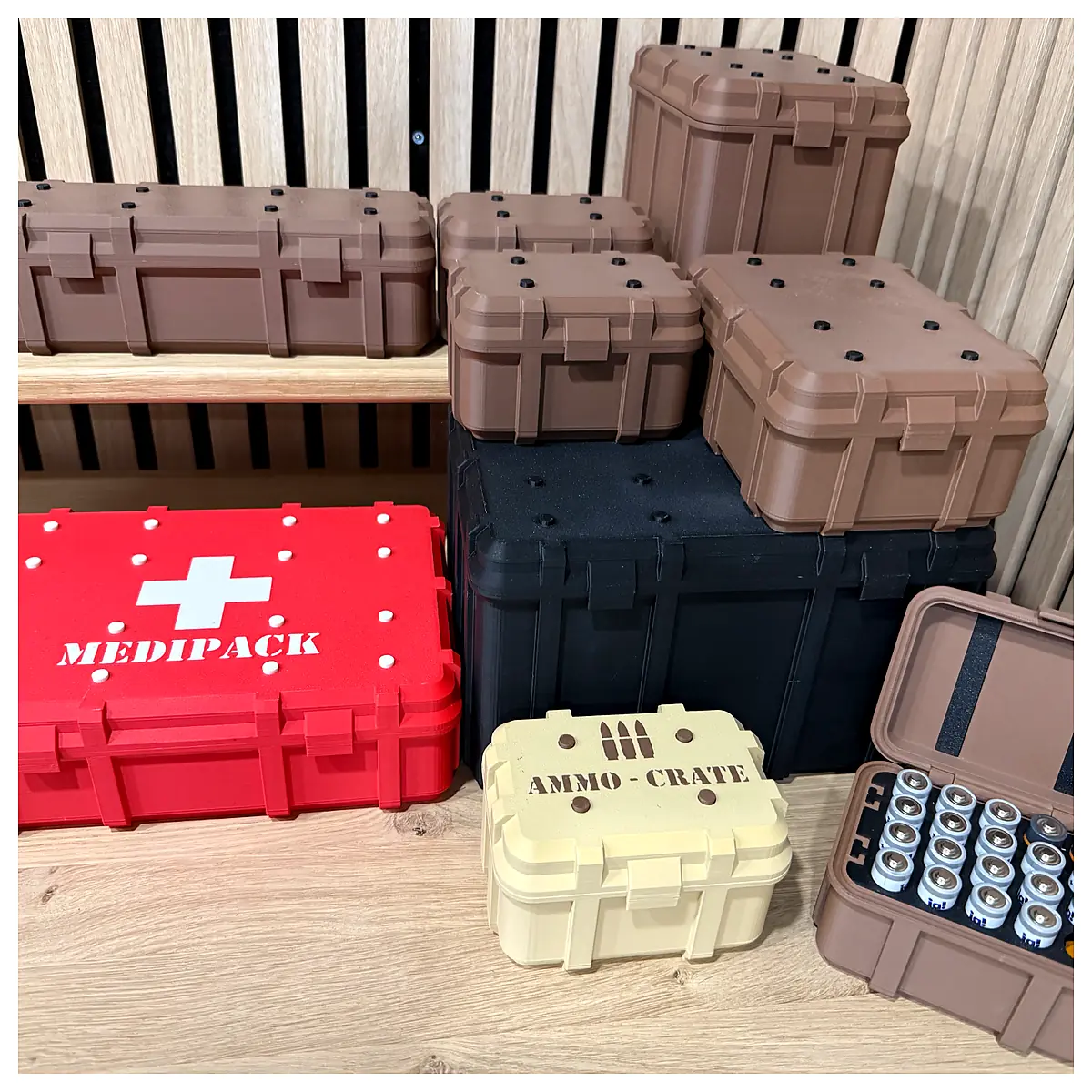 Military Box Storage Bags Versatile Outdoor Expedition Gear Parts Repair Patch