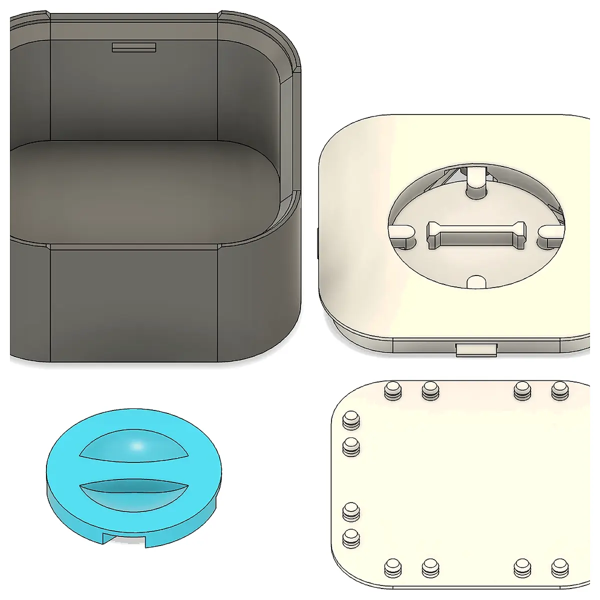 Stackable Twist Lock Box Organizer Storage Solutions Parts Repair Shelving Units