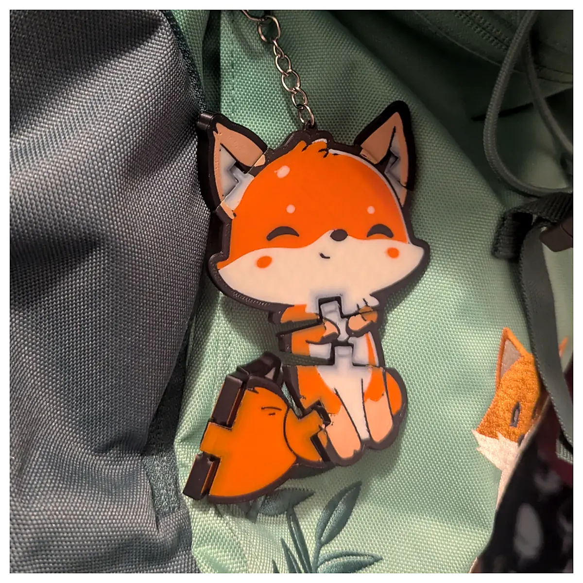 Cute Flexible Fox Toy Pet Figure Puzzle Toy Fox Model Fox Character Suitable for Dogs Cats Training