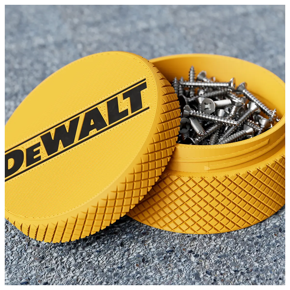 DeWALT Container Storage Toolbox Parts Repair Industrial Container Transport Box