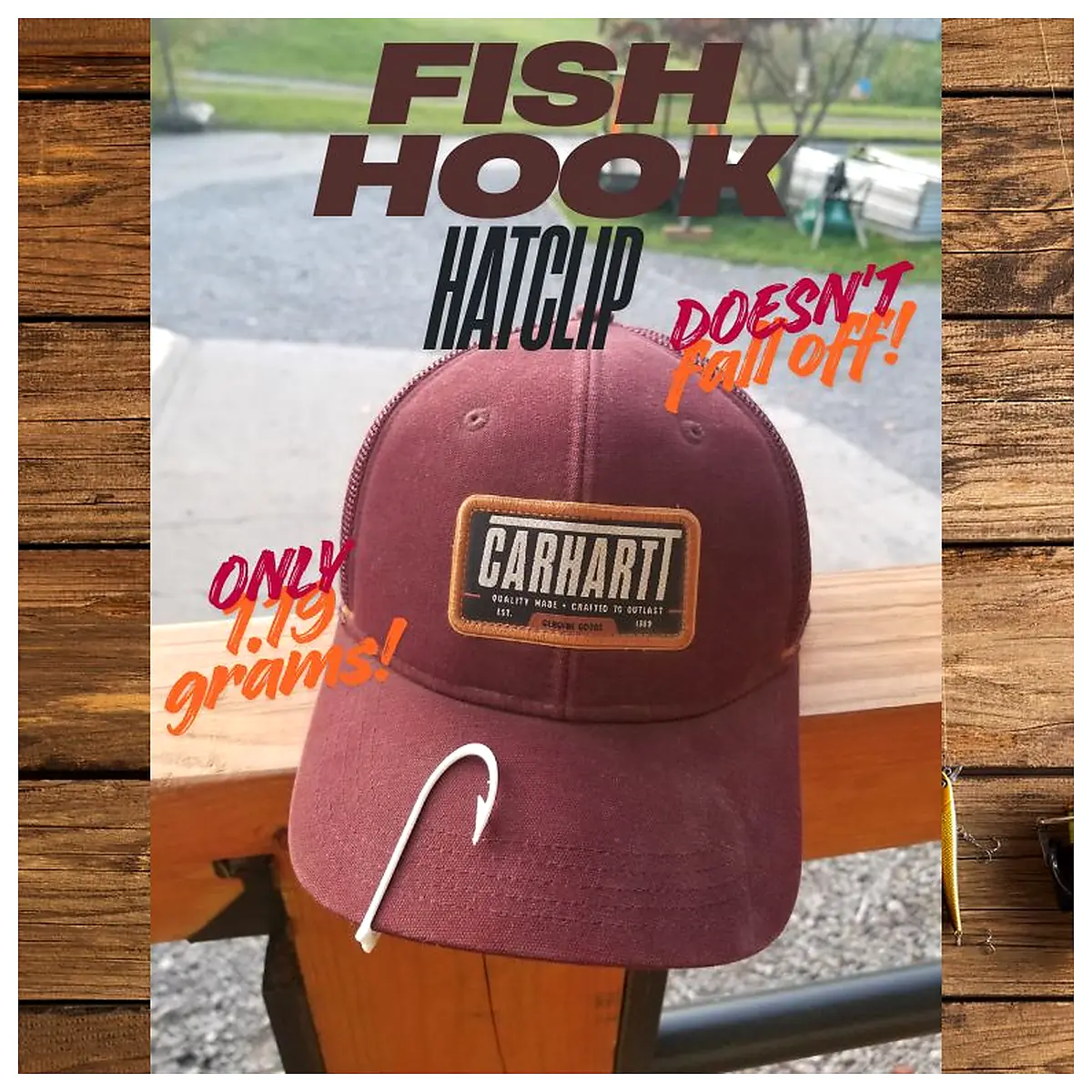 Hat Hook Clip Fishing Hat Holder Tackle Accessories Outdoor Hat Clip Fishing Hat Buckle