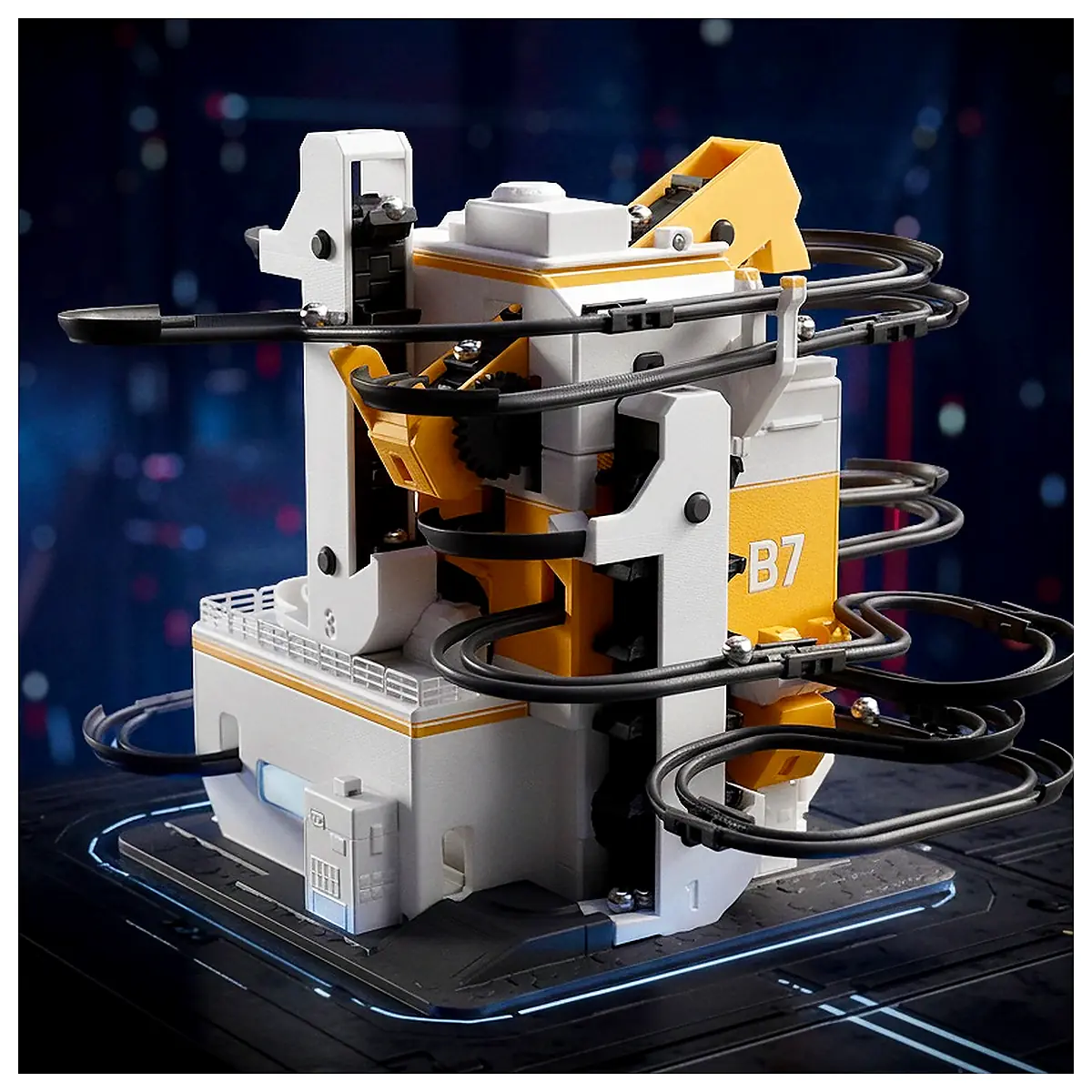 Sci Fi Marble Run Lab Build Tracks Toys Assembly Models Creative STEM Science Education
