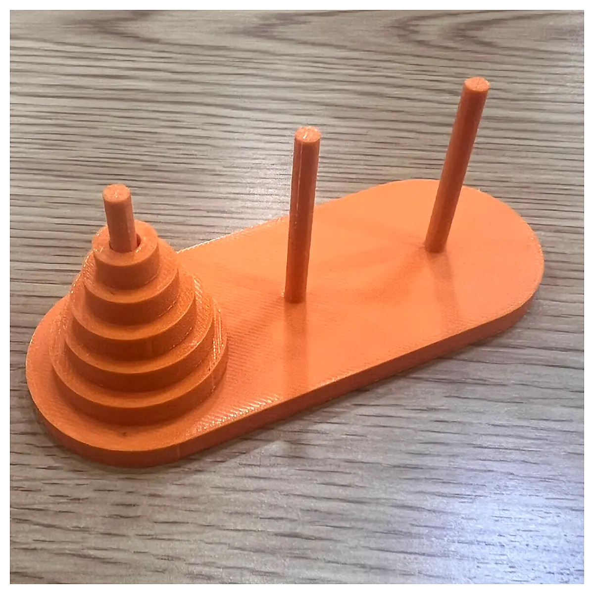 Tower of Hanoi Puzzle Brain Teaser Game Challenge Problem Solving Educational Toy Kids Activity Fun Puzzle